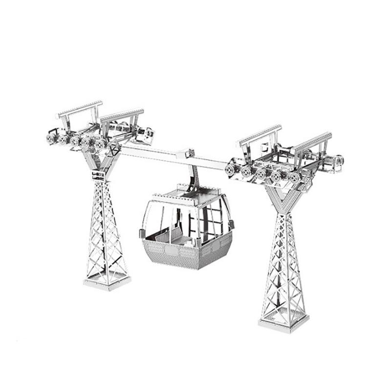 3D Металлический DIY Пазл Модель Набор для Взрослых: Развивающая игрушка-конструктор