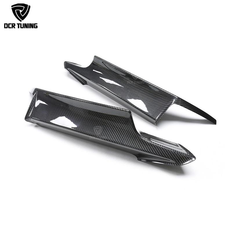 Car Styling Dry carbon M - Performance Front Bumper Lip Splitter For BMW F30 F35 320i 325i Sedan Rear Bumper Splitter 2012 - UP