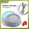 8,5-дюймовая силиконовая форма для торта в виде подковы с подсолнухом