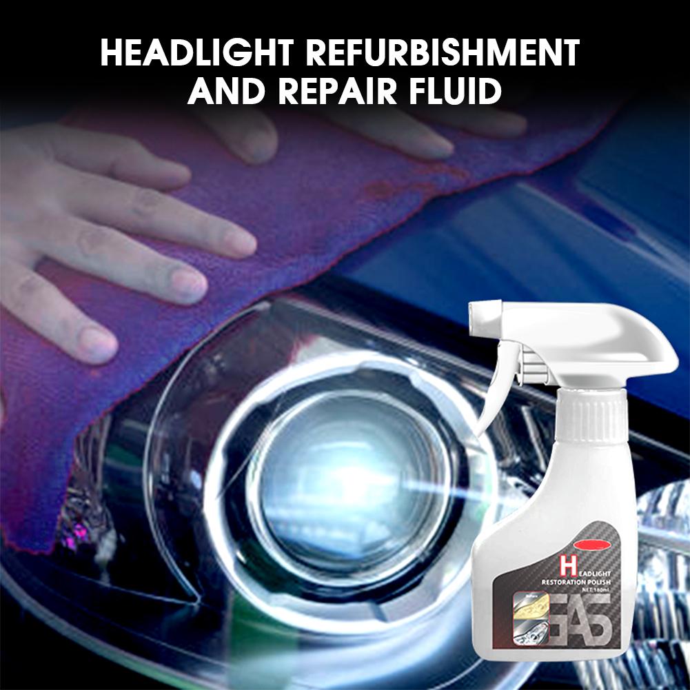 1SET NEW Car Headlight Restoration Polishing Kits Headlamp Scratch Remover Repair Cleaning Paste Remove Oxidation Polish Liquid