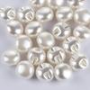 50Pcs 10mm Round Sewing Pearl Buttons Mushroom Buttons for Clothing Dress Accessories Garment Decorative DIY Sewing Supplies