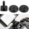 Aluminum Alloy 1/4 Double Layer Hot Shoe Base Conversion Screw SLR Camera 1/4 Double-layer Hot Shoe Base Ballhead Access