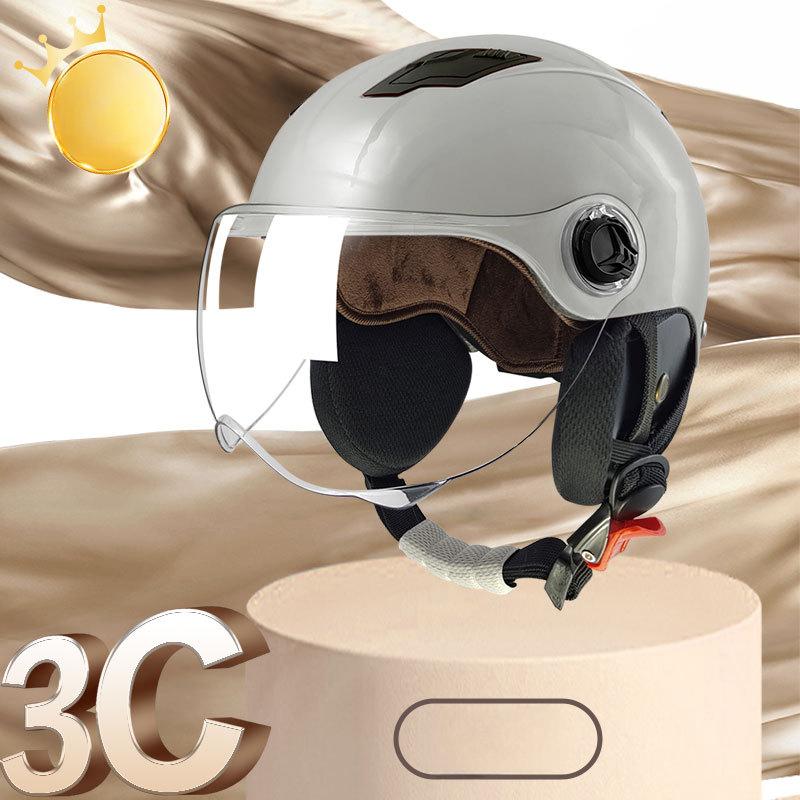 3c Сертифицированный электромобильный шлем для мужчин и женщин Four Seasons General Electric Car Motorcycle Safety Semi-шлем