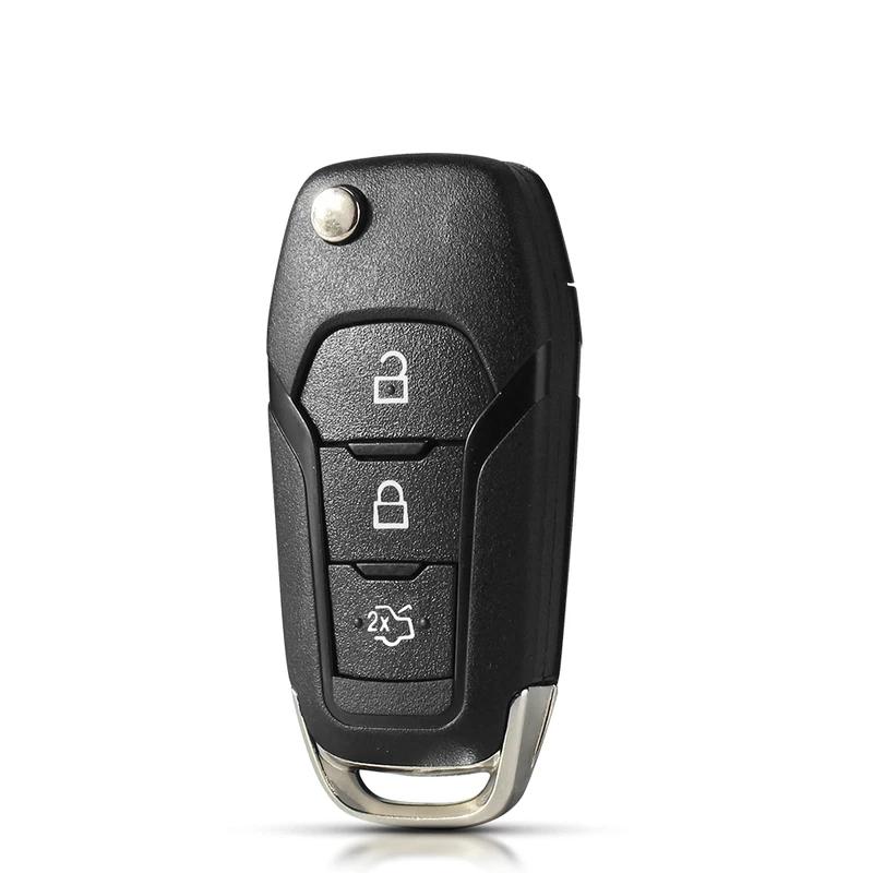 Для Ford F-150 F-250 F-350 Explorer Ranger Ka Fiesta Mondeo 2/3 Кнопки Умный Пульт Чехол для Автомобильного Ключа