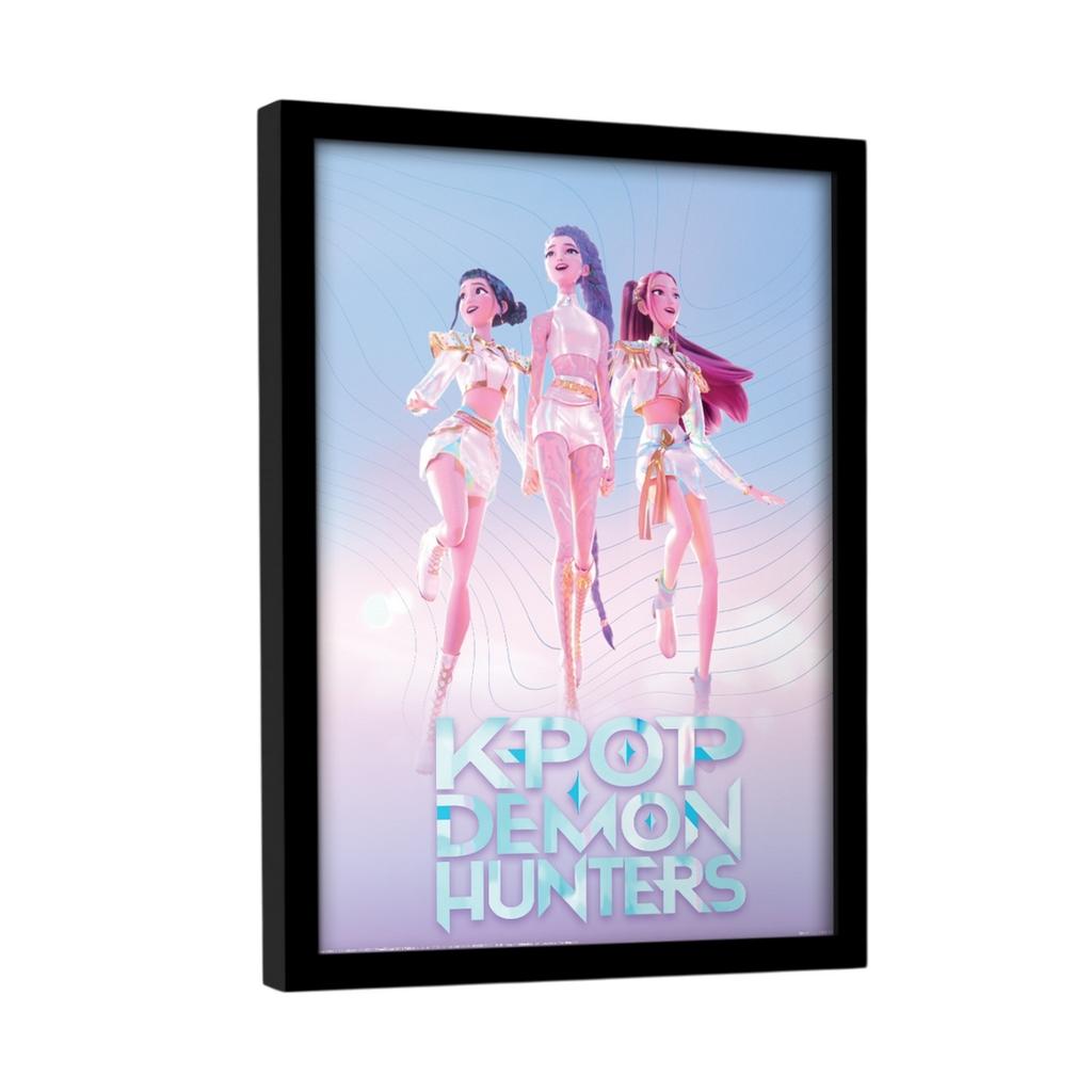 K-Pop Demon Hunters Trio Framed Poster