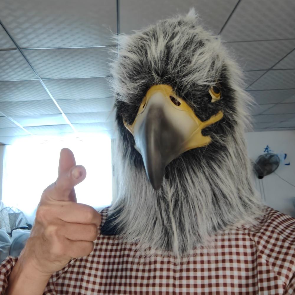 Новая маска ястреба, головной убор с птицей и орлом, костюм на Хэллоуин, реквизит для косплея, маски орла, карнавальный фестиваль, наряд для вечеринки, реквизит