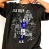 Josh Allen Buffalo Football Retro Graphic Comfort Color Shirt