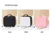 Светодиодный многоцветный портативный кейс для макияжа большой емкости на молнии