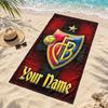 FC Basel Custom Name Beach towels also serve as bath towels summer essential a musthave for the outdoors the beach and the pool