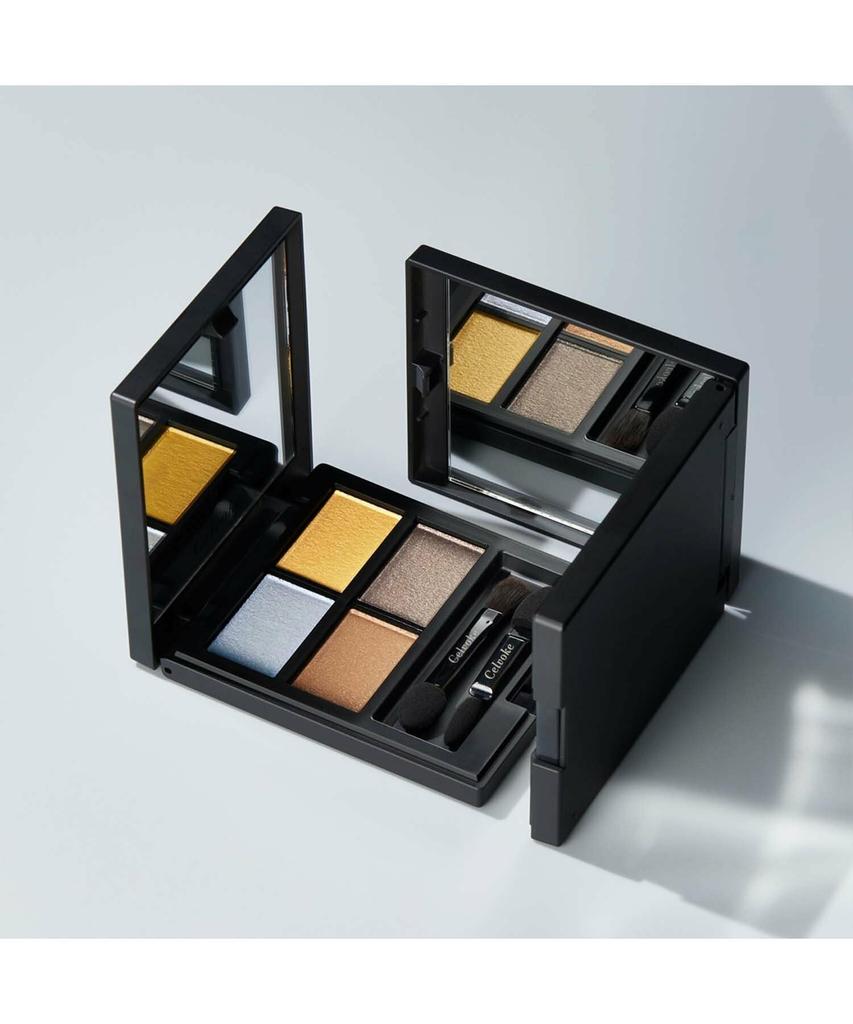 Celvoke Vatik Eye Palette 06 Aquatic Yellow Eyeshadow Eyeshadow Palette 4 Colors
