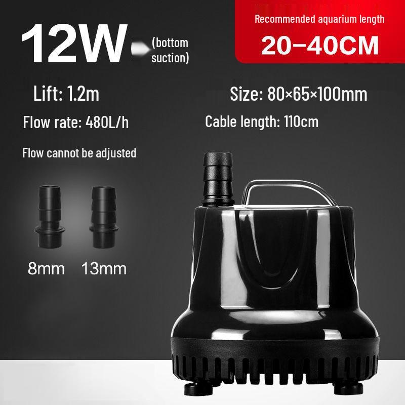 Мини-тихий погружной насос для аквариума с золотыми рыбками, для каменистого водопада, фонтана и циркуляционного фильтра.