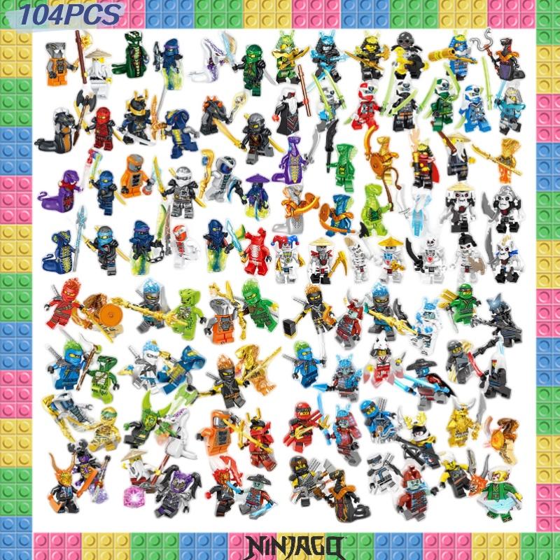 High-quality Moc 104pcs Phantom Ninja Building Blocks Abs Plastic Non-electric Diy