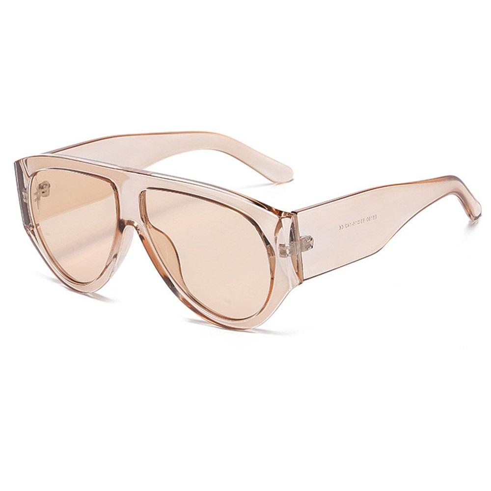 Vintage Oversized Print Sunglasses WomenNew Fashion Oval Hip Hop Sun Glasses Ladies Sexy Elegant Eyewear Leopard Gradient Shades