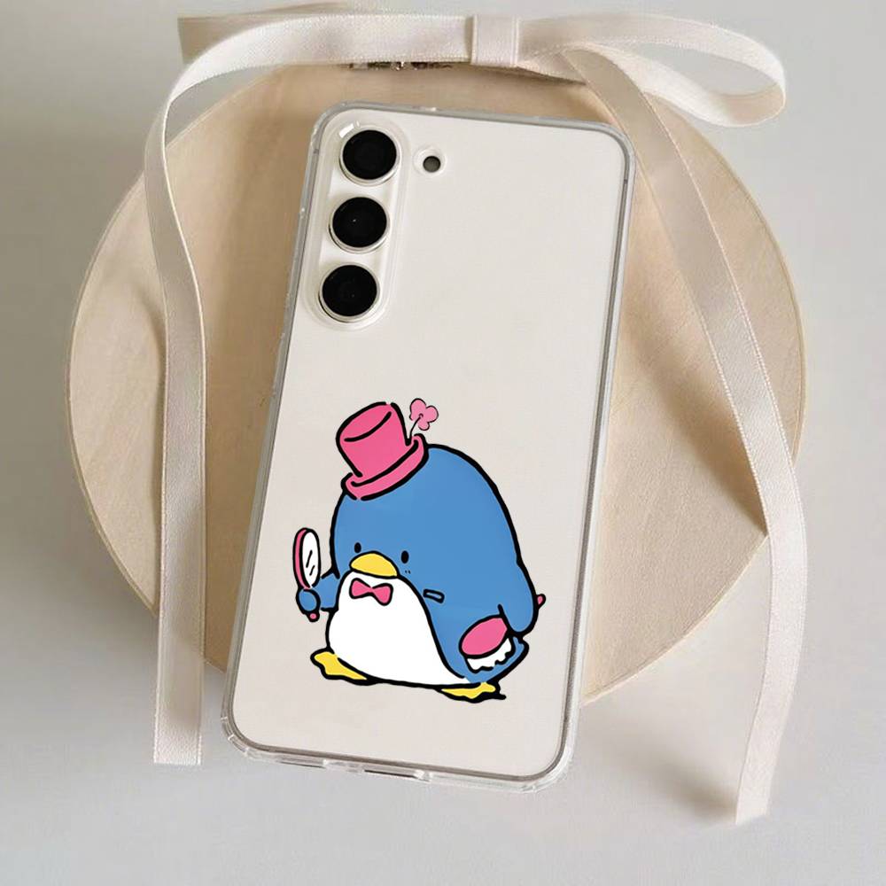 Милый Чехол-Смокинг Сэм для Samsung Galaxy S21 S22 S23 S24 S25ULTRA FE Ultra Plus5G A52S Прозрачный Чехол