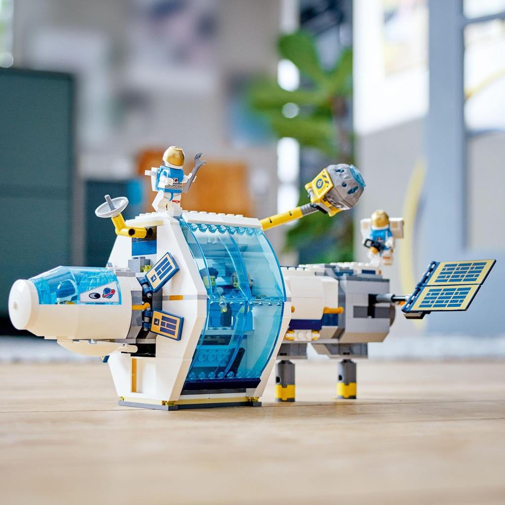LEGO City Lunar Station 60349 Toy Block Present Space Space для мальчиков и девочек от 6 лет и старше