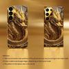 Чехол для телефона Noble Dragon Раса Драконов Стеклянный чехол с гальваническим покрытием для Samsung Galaxy S26 S25 S24 S23 S22 S21 FE, Ultra, Plus