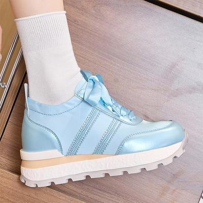 Дышащие Повседневные Кроссовки для Бега, Увеличивающие Рост Туфли на Толстой Подошве для Женщин