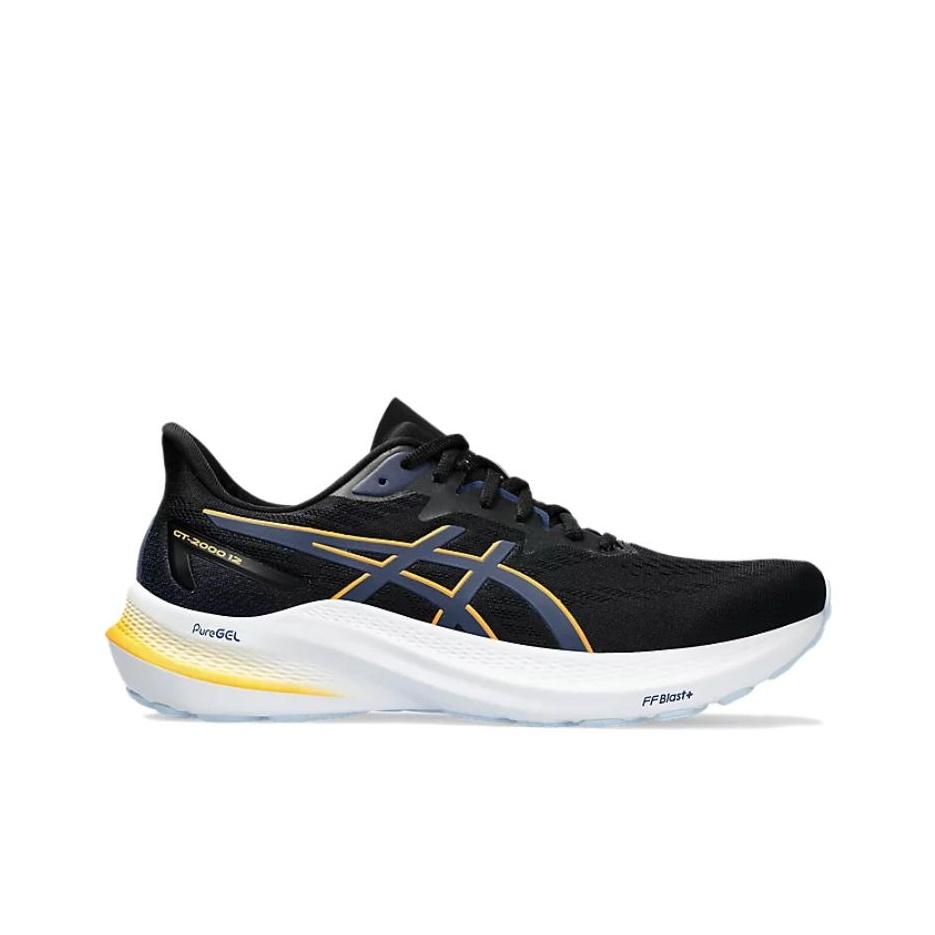 Asics Мужские кроссовки GT 2000 12 Black Fellow Yellow 1011B691-005
