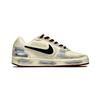 Nike EBERNON Ink, City Desert PU Leather Coverage Abrasion Resistant Low top Skateboard Shoes Unisex Beige Yellow IM3370-121(Team924-)