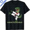 Funny Karate Karatesaurus TRex Graphic Karatist TShirt Casual Fashion Loose Harajuku Hip Hop Punk Unisex Tshirt Soft Y2k Tees