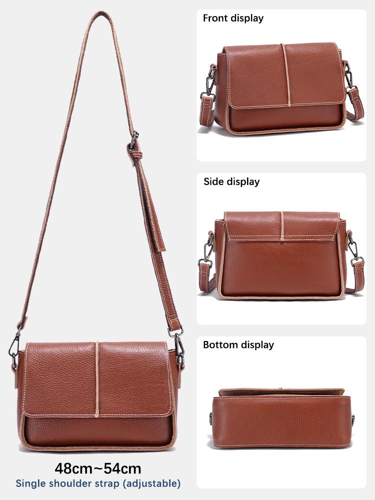 Сумка Zency из коровьей кожи через плечо, маленькая женская сумка через плечо