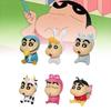 Crayon Shin 6pcs Chan Animals Costume Pvc Toy Model Desktop Decor Gift Christmas