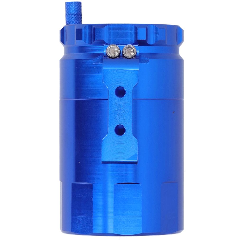 Универсальный автомобильный маслоуловитель с сапуном, резервуар с монтажными деталями, алюминиевый сплав, черный