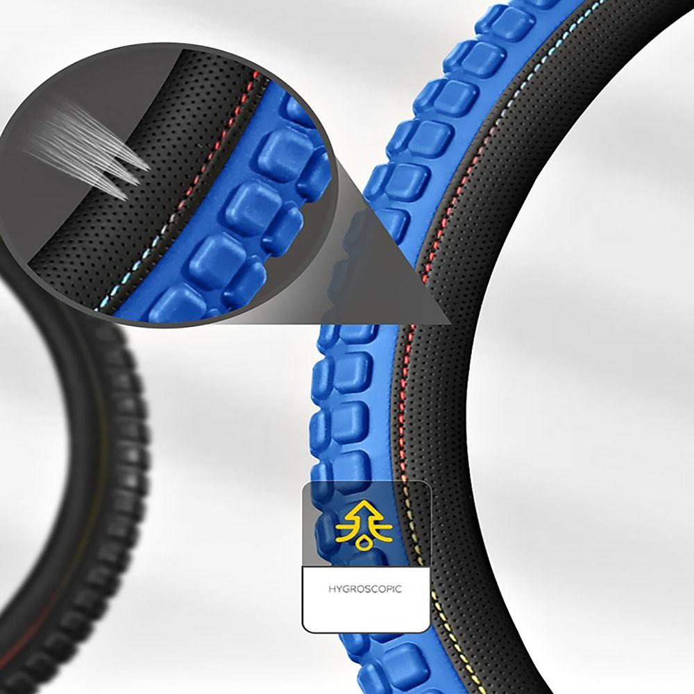 Нескользящий чехол на руль, круглый, в форме буквы D, автомобильные чехлы на колеса, чехол для перчаток, салон автомобиля