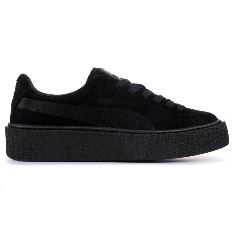PUMA Creepers Rihanna Fenty Satin Black Womens 362268-01