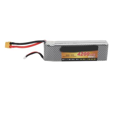11.1V 4200mAh литиевая батарея сменная 35C 3S XT60 Plug LiPo батарея для 110 RC автомобиля самолета