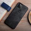 Case For Google Pixel 5A 4A 5G 5 4 XL Coque Simple Solid Color Silky Feel Fingerprint Proof Durable Leather Cover Funda