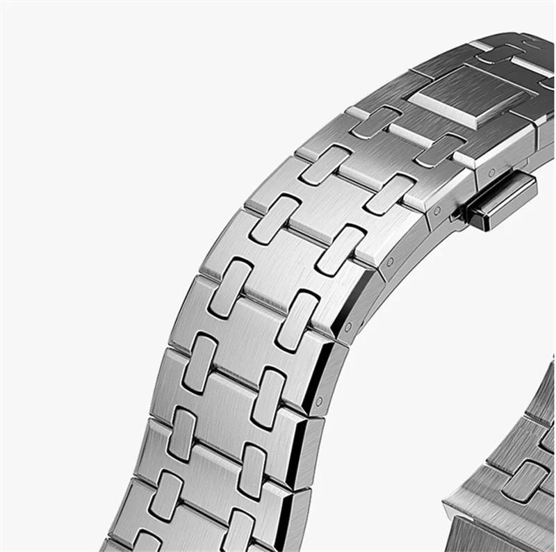 Комплект для модификации Gen4 Gen5 для Casioak GA-2100 GMA-S2100 Mod Металлический корпус из нержавеющей стали Винтовой безель Ремешок для GA-2110 GA-B2100