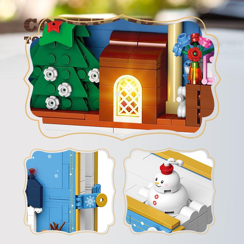 Милая Сказочная Принцесса MOC Кубики Книги Мечтающая Русалка 3D Книжка-сказка Строительные Блоки Игрушки Аниме Модель Детские Девочки Рождественские Подарки