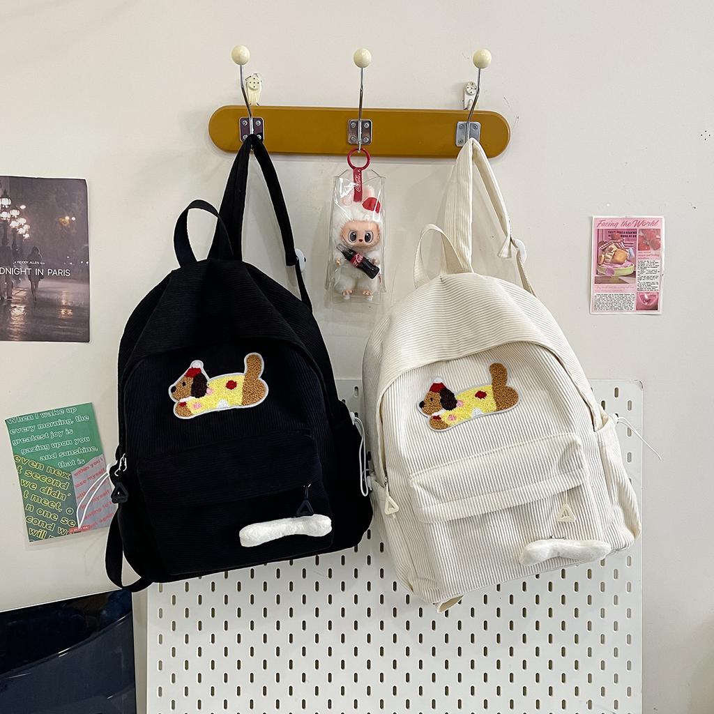 Schoolbag New Stylish Simple Large Capacity Backpack Cute Girl Student School Bag Leisure Commuter Cartoon Primary School Backpack