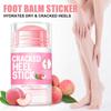 40g Peach Foot Cream with Coconut Oil, Moisturizing Foot Cream for Cracked Feet - Foot Care for Men and Women