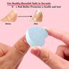 Heart-Shaped Mini Polishing Block for Nail and Jade Grinding