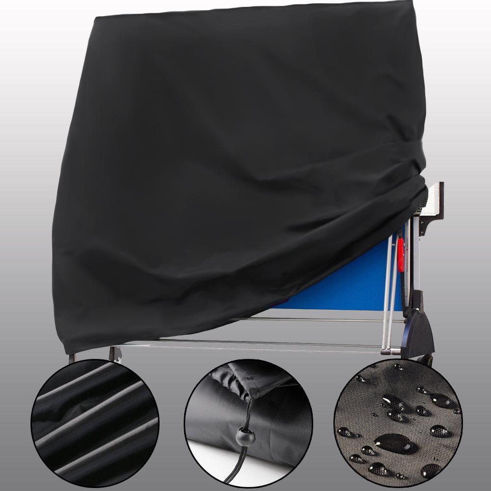 Waterproof Dustproof Table Tennis Table Cover, 210D Oxford Cloth, 165x70x185cm Outdoor Use