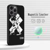 Классический крутой Чехол для телефона Hunters-X ins Для iPhone 16 15 14 13 12 11 Plus Pro Max Высококачественный Роскошный Magsafe Овечья кожа