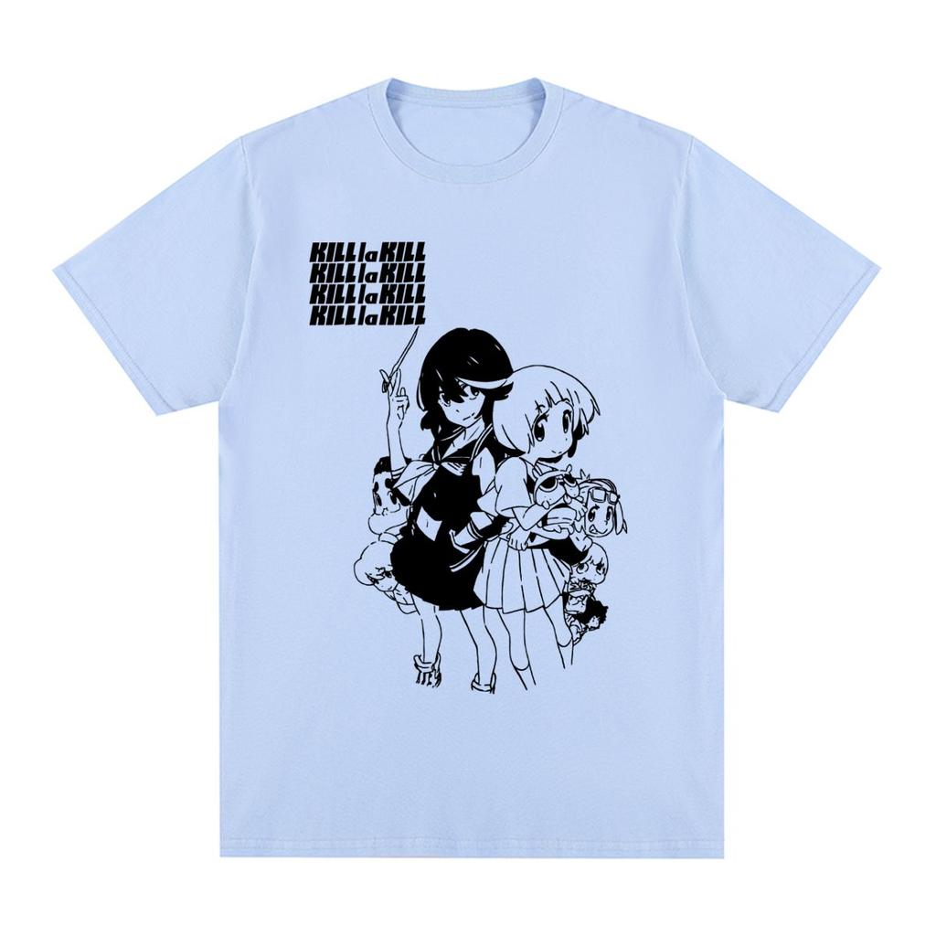Kill La Kill Винтажная футболка Рюко Матой Аниме Харадзюку Японская Милая Хлопковая Мужская Футболка Новая Футболка Женские Топы