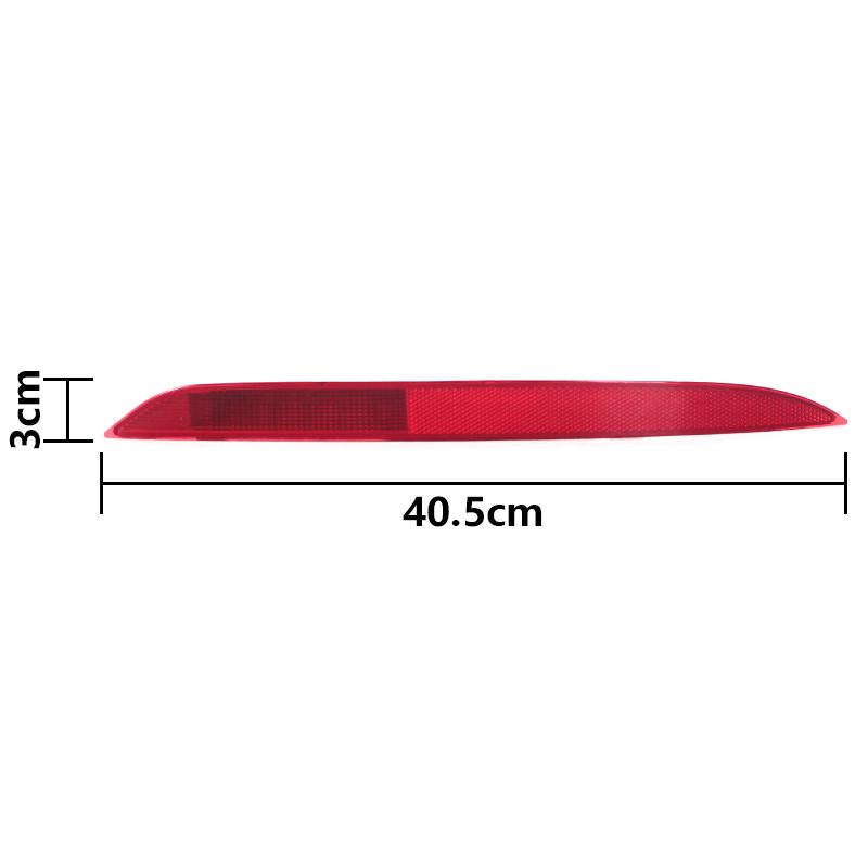 Rear Bumper Reflector Warning Light For BMW X6 F16 2014 2015 2016 2017 2018 Brake Stop Fog Lamp 63147323185 63147323186