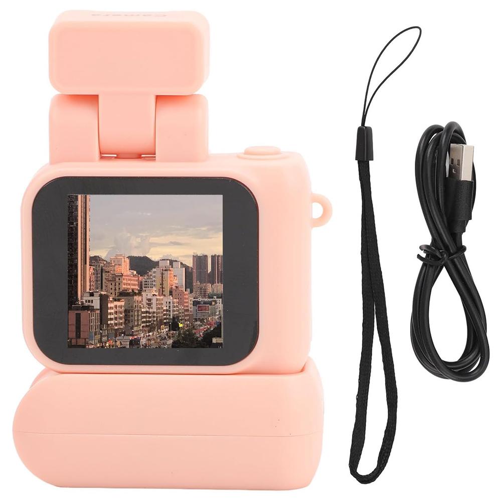 Мини-камера с экраном HD 1080p Портативный видеорегистратор со вспышкой и док-станцией для аккумулятора Цифровая камера Маленькая камера