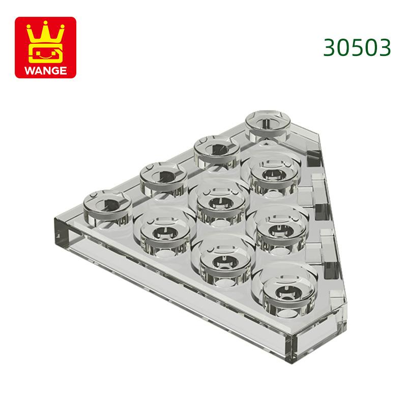 Нетоксичные 65 шт./лот 30503 4x4 Клиновидные строительные блоки Moc Насыпные детали Совместимые с Brick DIY Сборная игрушка для детей Подарочная коробка