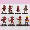 Adorable Deadpool Q Version Collectible Figure Blind Box Toy Model Set For Fans