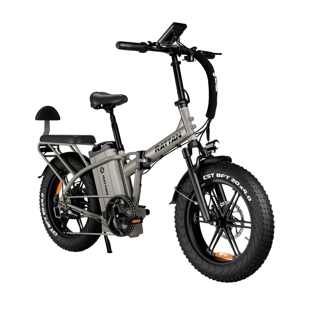RATTAN LM Ultra 1000W Motor Electric Bicycle 45KM/H Top Speed 48V40AH Battery 200KM Range All-Terrain Electric Bike 20 Inch Fat Tires E-Bike