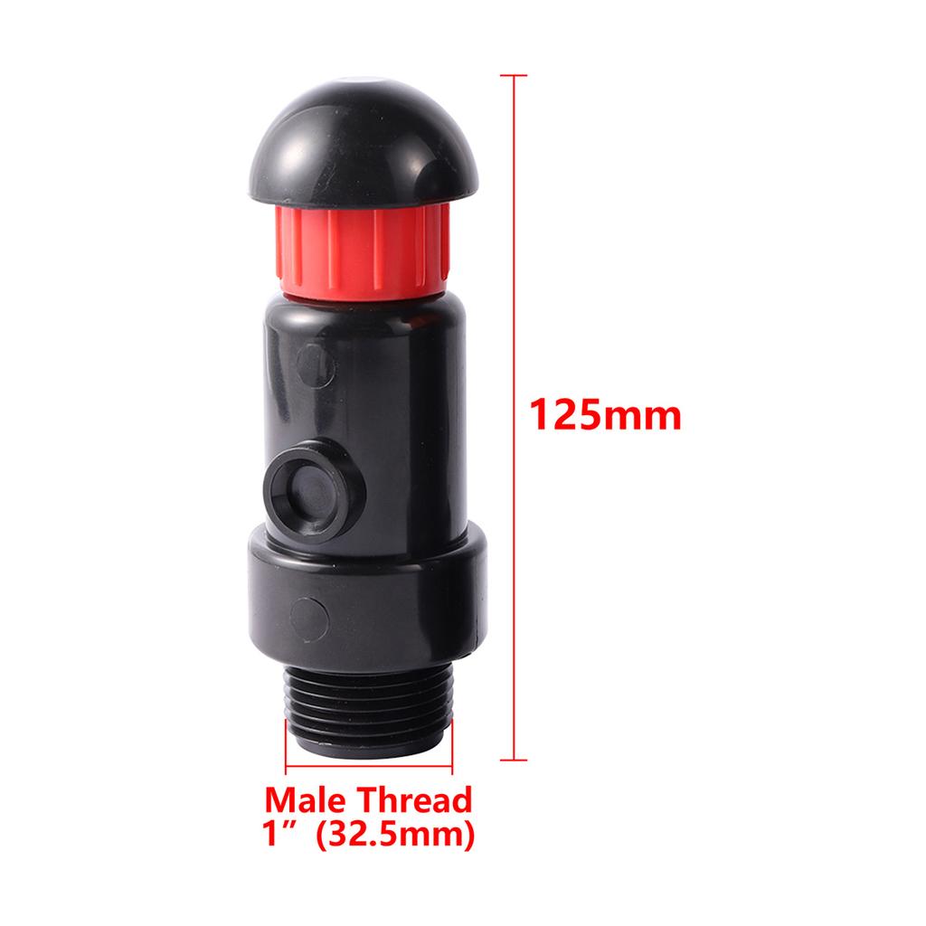 Automatic Intake/Exhaust Valves 3/4" 1"Male Thread Plastic Connectors Valve Garden Irrigation Hose Joints Watering Pipe Fittings