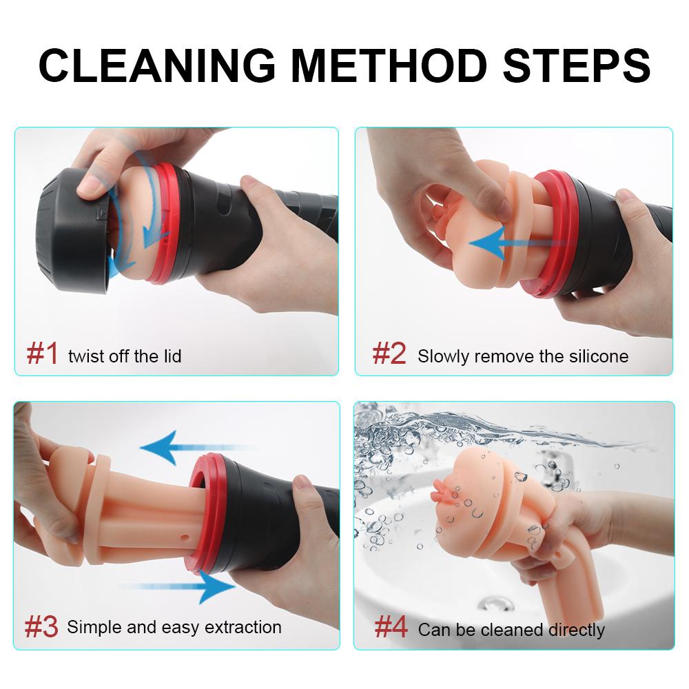 Man Masturbation Cup Sex Toy for Adults, Pleasant Aircraft Cup Vagina Pussy Vaginator, Endurance Exercise Training Sex Tool