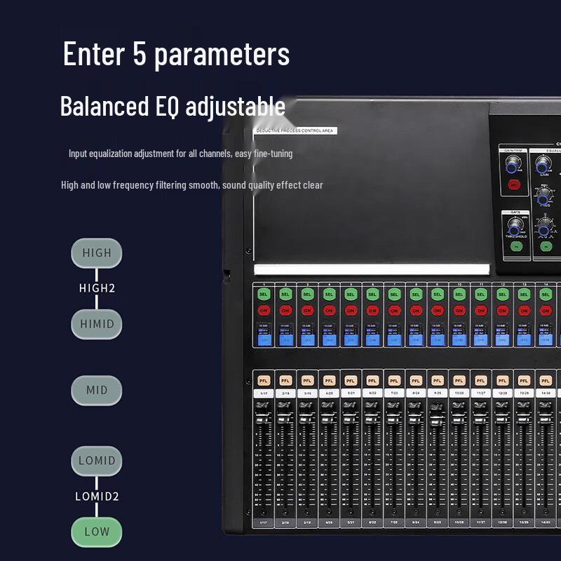 Runpu RP-TYS32 32-Channel Professional Digital Mixer (CN version)