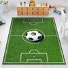 Football Carpet Interesting Sports Noise Scene Design Machine Anti-slip Printing Washable Reduction Playing Football