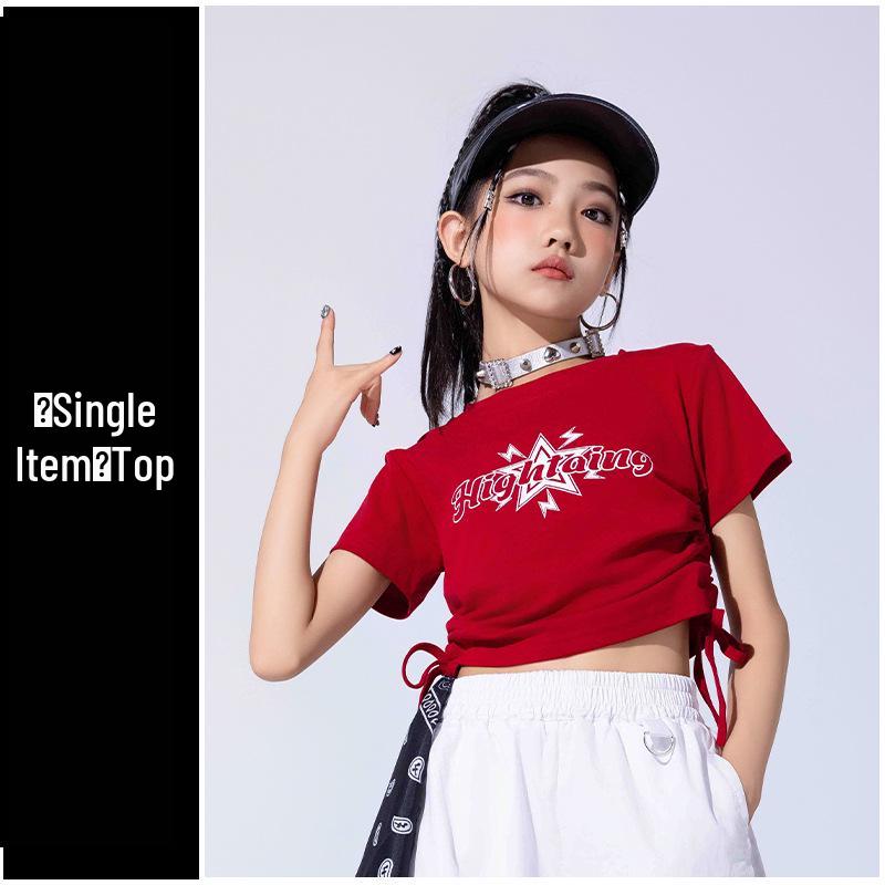 Hip Hop Style Street Dance Costumes for Kids: Trendy Summer Jazz Dance Outfits for Boys and Girls