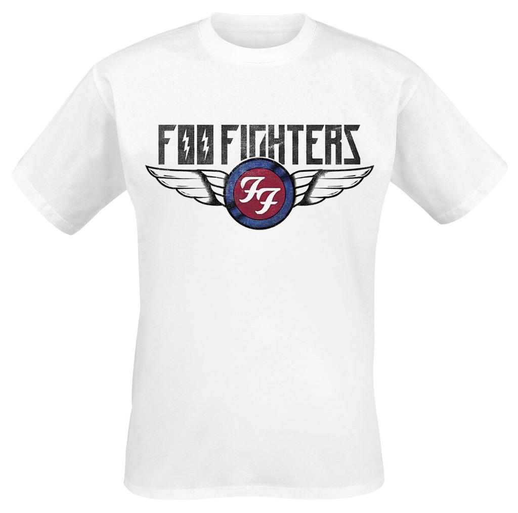 Y2k Foo Fighters Хлопковая футболка группы Унисекс Летняя с коротким рукавом Модный бренд Футболка Роскошная Повседневная Винтаж